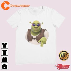 Shrek T-shirt Meme Funny Cool Shrek Direct To Film Unisex Shirt