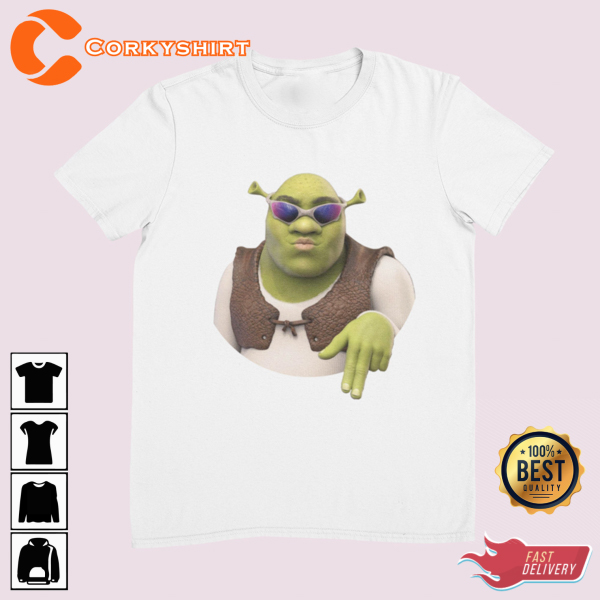 Shrek T-shirt Meme Funny Cool Shrek Direct To Film Unisex Shirt - Corkyshirt