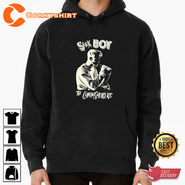Lege med solid Lår Sick Boy The Chainsmokers Countdown T-Shirt Design - Corkyshirt