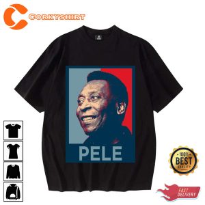 Smile Pele Football Legend Unisex Graphic Shirt
