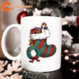 Sock Full Of Presents Merry Christmas Gift Ceramic Mug