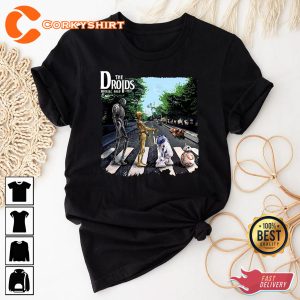 Star Wars Abbey Road Movie Music Mashup Adults Gift For Men T-Shirt