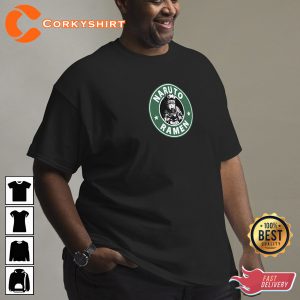 Starbucks Naruto Ramen Anime T-shirt Naruto