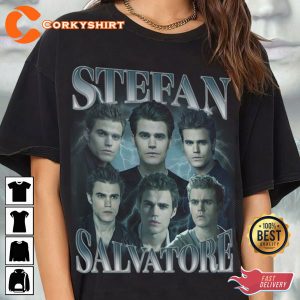Stefan Salvatore 90s Vintage Classic Retro T-Shirt