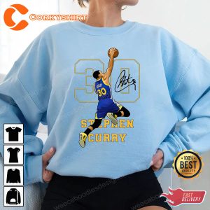 Stephen Curry Crewneck Night Night Golden State Basketball Sweatshirt