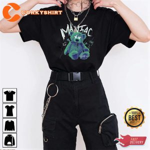 Stray Kids Maniac Teddy Bear Kpop Album T-Shirt