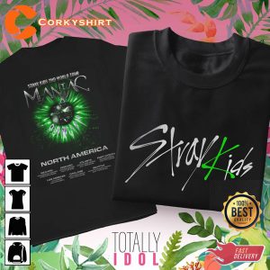 Stray Kids World Tour MANIAC in North America T-Shirt Design