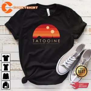 Tatooine Sunset Star Wars Unisex Luke Skywalker T-Shirt