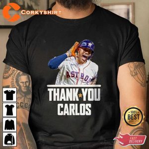 Thank You Carlos Correa Baseball Lover Gift T-Shirt