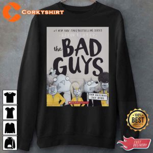 The Bad Guys T-Shirt Aaron Blabey Unisex Cotton Tee