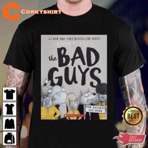 The Bad Guys T-Shirt Aaron Blabey Unisex Cotton Tee