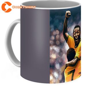 The Black Pearl Pele Football Legend Coffee Mug