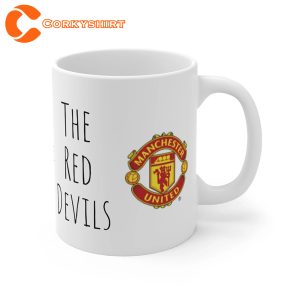 The Red Devils Manchester United Soccer Club Mug