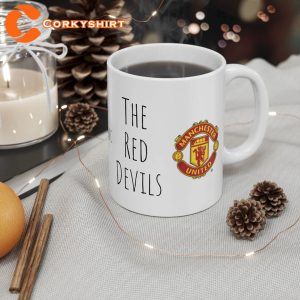 The Red Devils Manchester United Soccer Club Mug