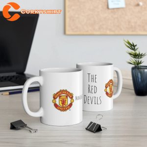 The Red Devils Manchester United Soccer Club Mug