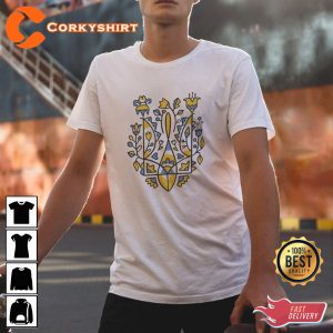 Ukrainian Trident National Symbols Of Ukraine Tryzub T-Shirt