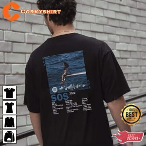 Unisex SZA SOS Album 2 Sides Shirt