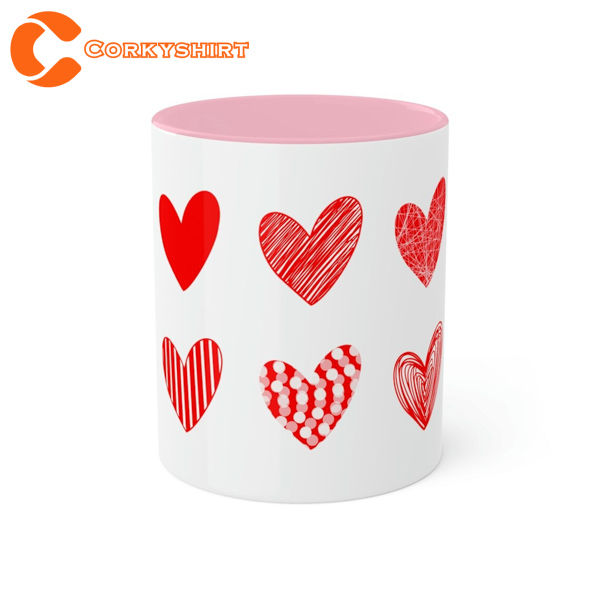 Valentine Day Heart Gift for Her Coffee Mug