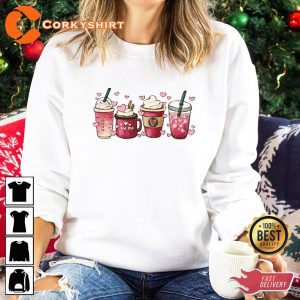 Valentines Coffee Lover Funny Valentines Day Shirt