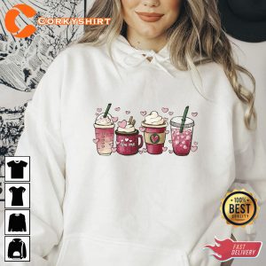 Valentines Coffee Lover Sweatshirt T-shirt Hoodie