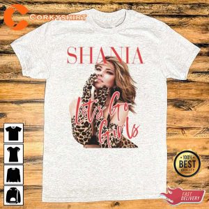 Vintage 90s Shania Twain Let's Go Girls Vintage Gift T-Shirt