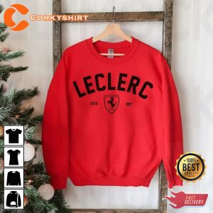 Vintage Bootleg F1 Charles Leclerc Formula 1 Sweatshirt