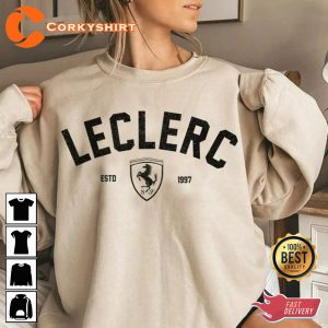 Vintage Bootleg F1 Charles Leclerc Formula 1 Sweatshirt