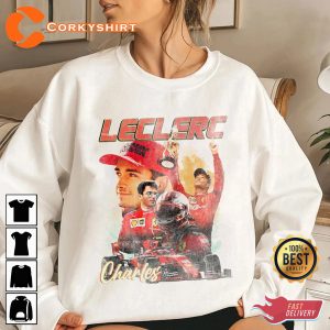 Vintage Charles Leclerc F1 Formula 1 Shirt