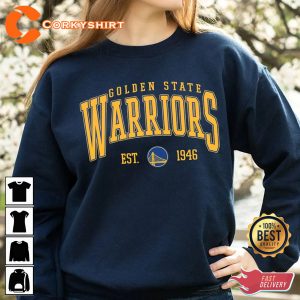 Vintage Golden State Warriors Basketball Unisex Sweatshirt