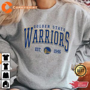 Vintage Golden State Warriors Basketball Unisex Sweatshirt