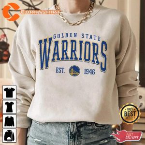 Vintage Golden State Warriors Basketball Unisex Sweatshirt