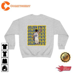 Vintage Golden State Warriors Crewneck Warriors Basketball Sweatshirt