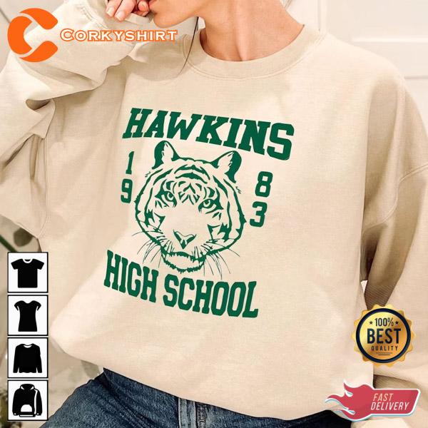 Hawkins High School 1983 Print Female T-Shirt – LIFEEN