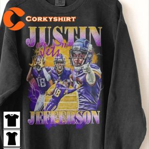 Vintage Justin Jefferson 90s Minnesota Football Shirt