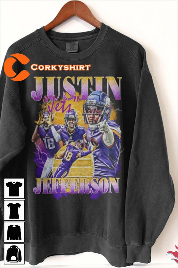 Vintage Justin Jefferson 90s Minnesota Football Shirt