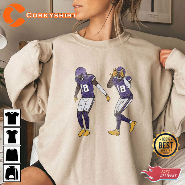 Vintage Justin Jefferson Retro Randy Moss Shirt - Corkyshirt