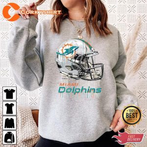 Vintage Dolphins Miami Florida American Football Player Gift T-Shirt Sweatshirt Hoodie