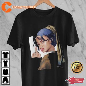 Vintage Rihanna Fan Art Rihanna Lift Me T-Shirt Design