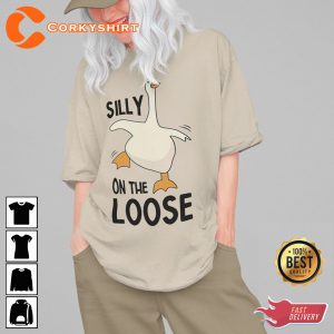 Vintage Silly Goose Funny Gift For Guys Funny Goose T-Shirt