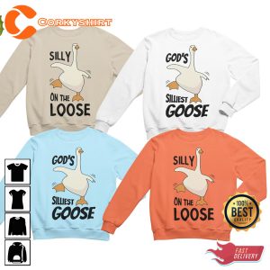 Vintage Silly Goose Funny Gift For Guys Funny Goose T-Shirt