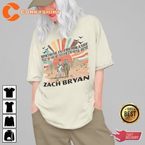 Vintage Zach Bryan Something In The Orange Unisex T-Shirt Design