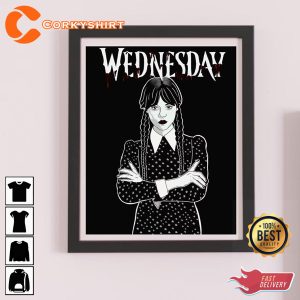 Wednesday Addams Poster Addams Family