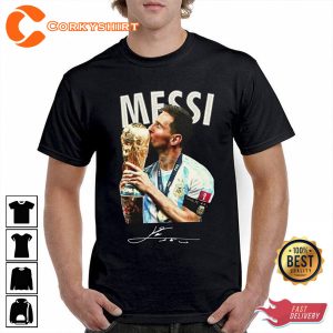 World Cup Champion 2022 Lionel Messi ARGENTINA Shirt