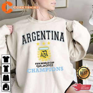 Worldcup Winner Argentina Football Shirt