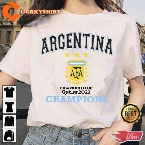 Worldcup Winner Argentina Football Shirt