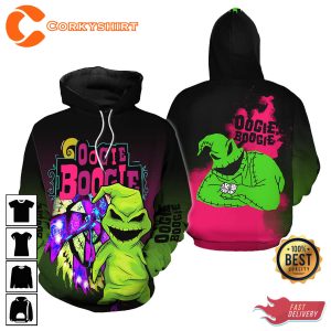 Oogie Boogie The Nightmare All Over Graphic 3D Hoodie