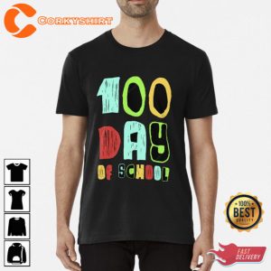 100 Day Of Shool For Teacher T-Shirt