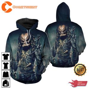 Cosplay Predator HOT 3D Print Hoodie Design