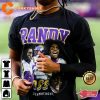 Retro 90s Randy Moss Jefferson Randy Moss Vintage Bootleg T-Shirt