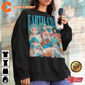 EARTH CHAN Meme Waifu Otaku Anime Fans Shirt